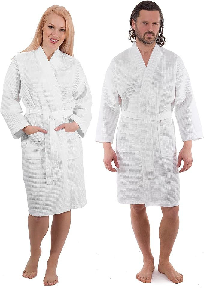 Waffle Kimono White Bath Robe Questions & Answers