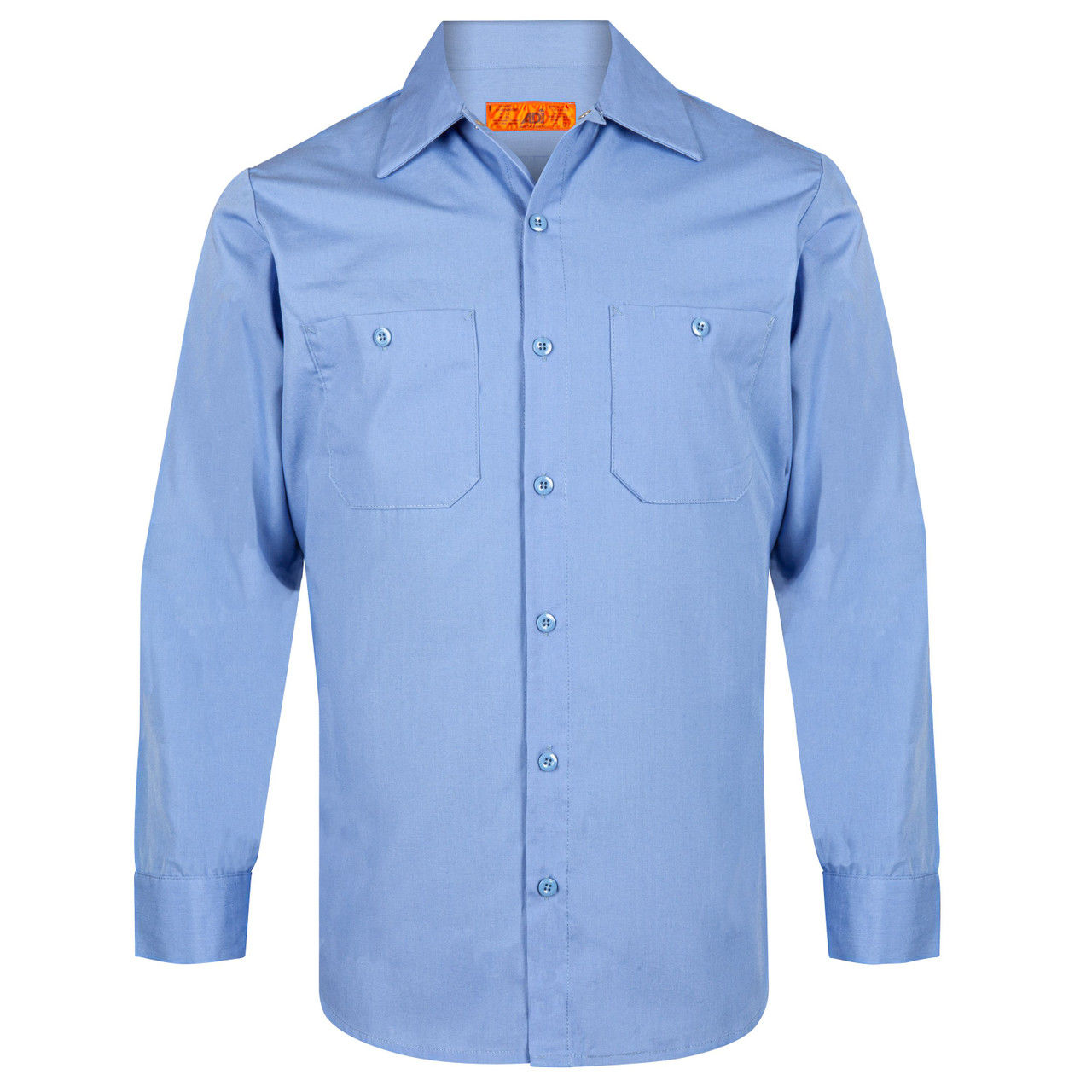 Petrol Blue Long Sleeve Work Shirts For Men Questions & Answers