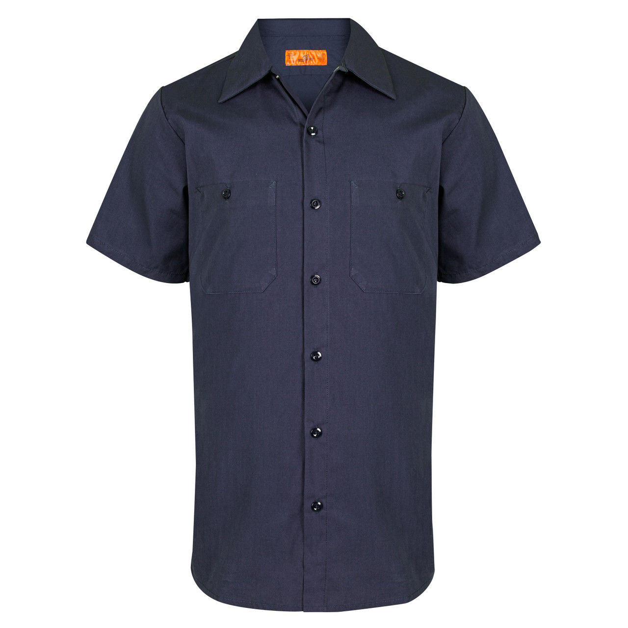 Mens Short Sleeve Work Shirts - Navy Blue Questions & Answers