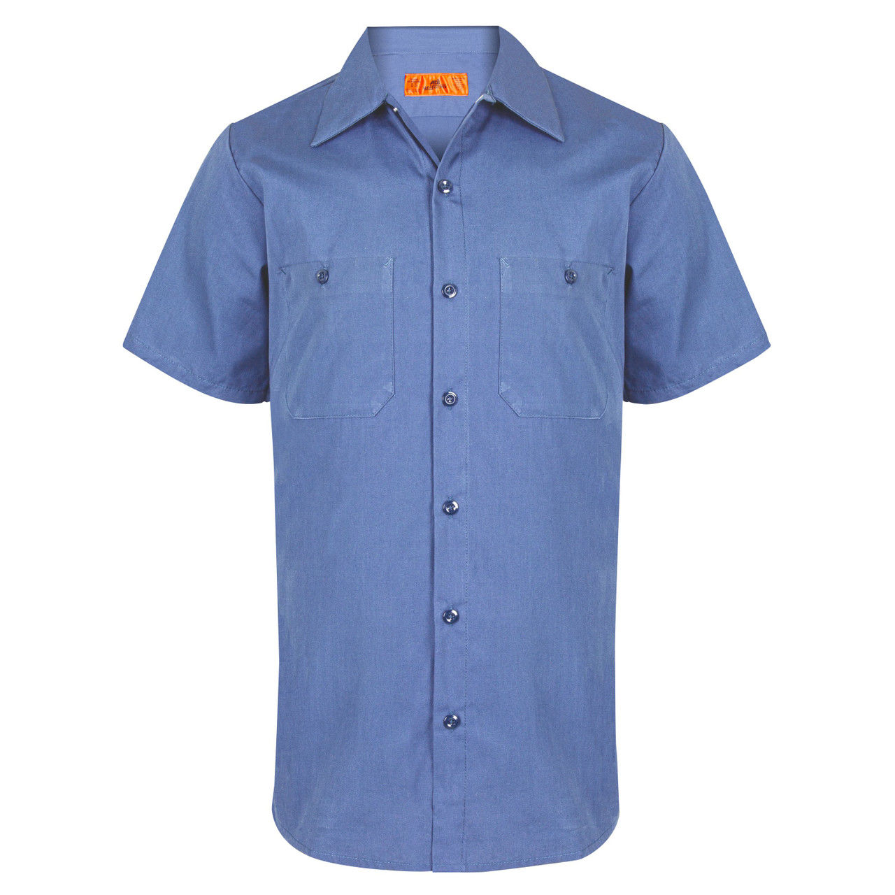 Postman Blue Mens Short Sleeve Work Shirts Questions & Answers