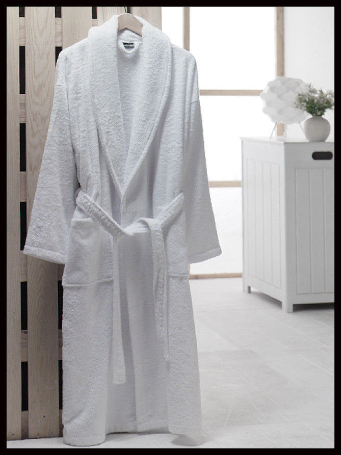 Shawl Collar Terry Robe T400 White Questions & Answers