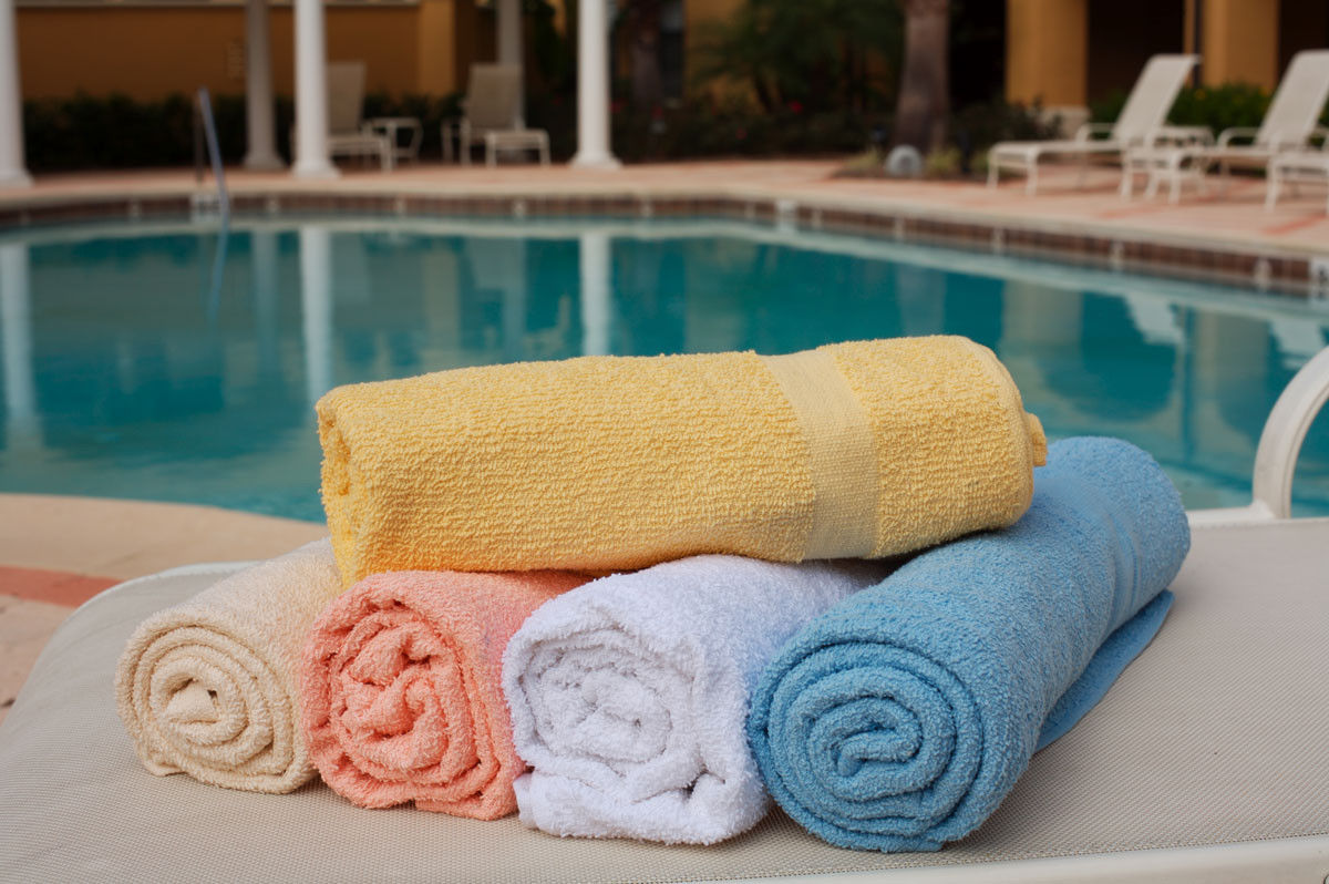 100% Reactive Dyed Cotton Pool Towels Solid Colors Questions & Answers
