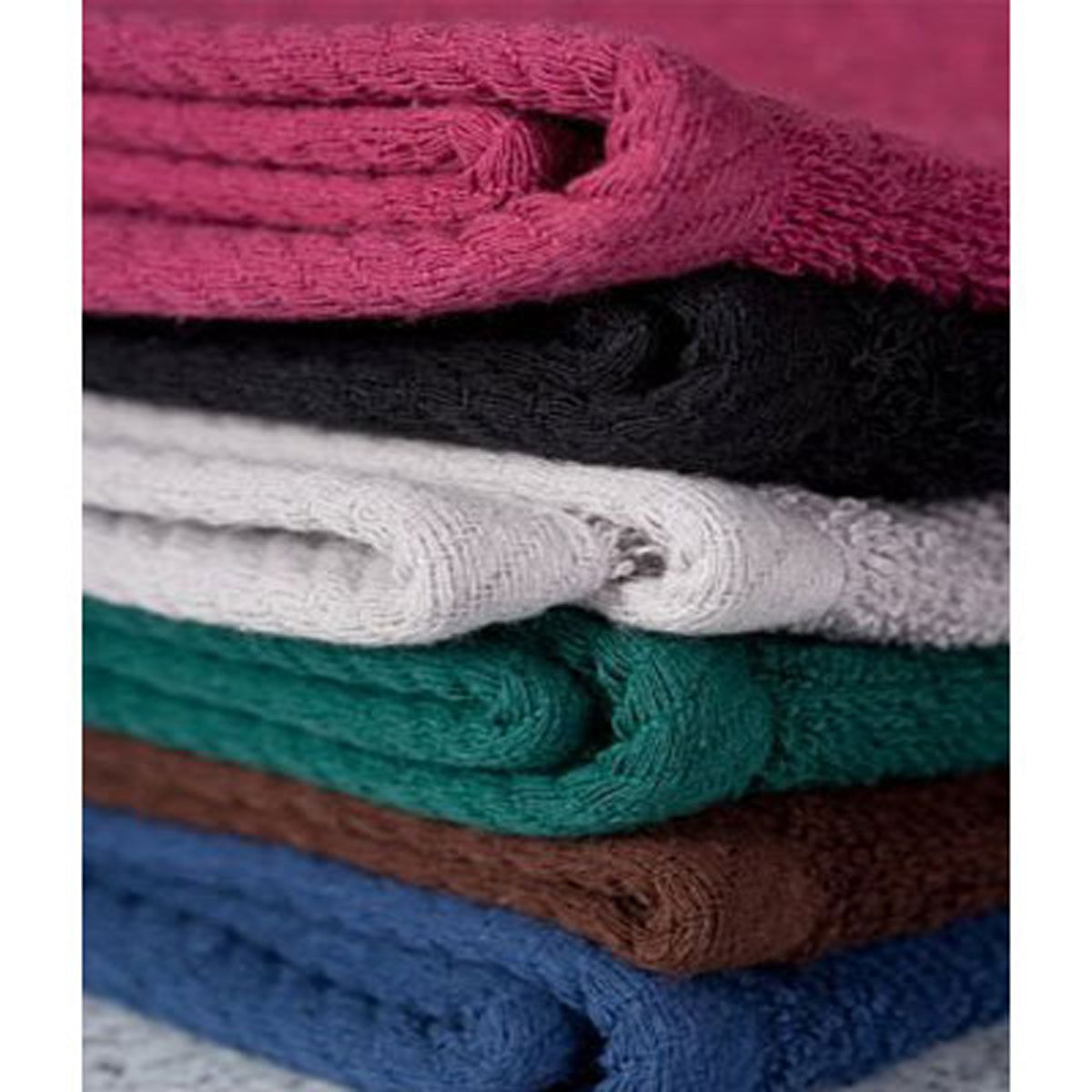 What fabric is used in the 16x28 changing pad, Spa & Salon Hand Towels, bleach proof?