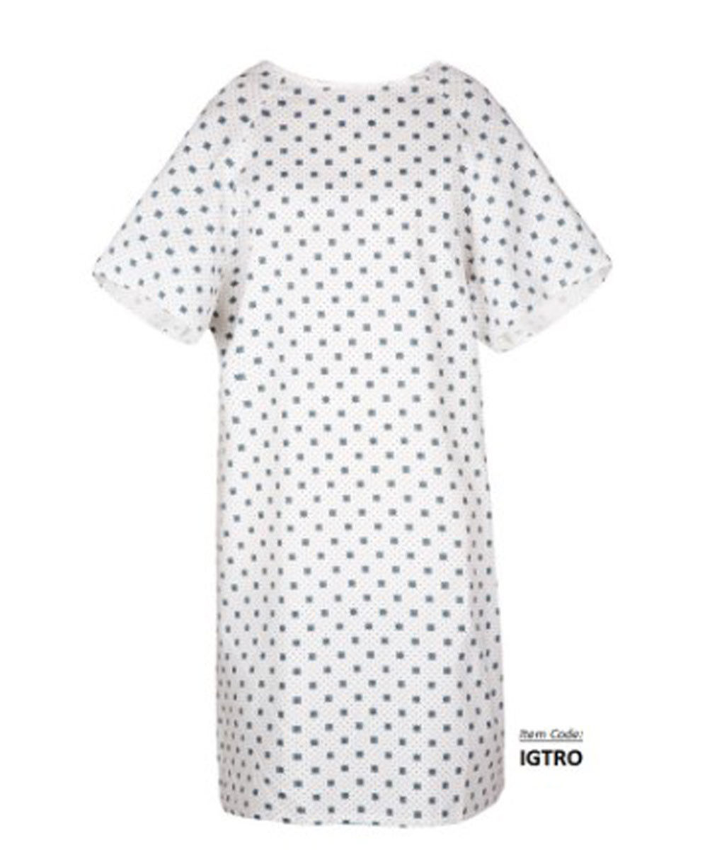 What is the ideal setting for using this hospital patient gown?