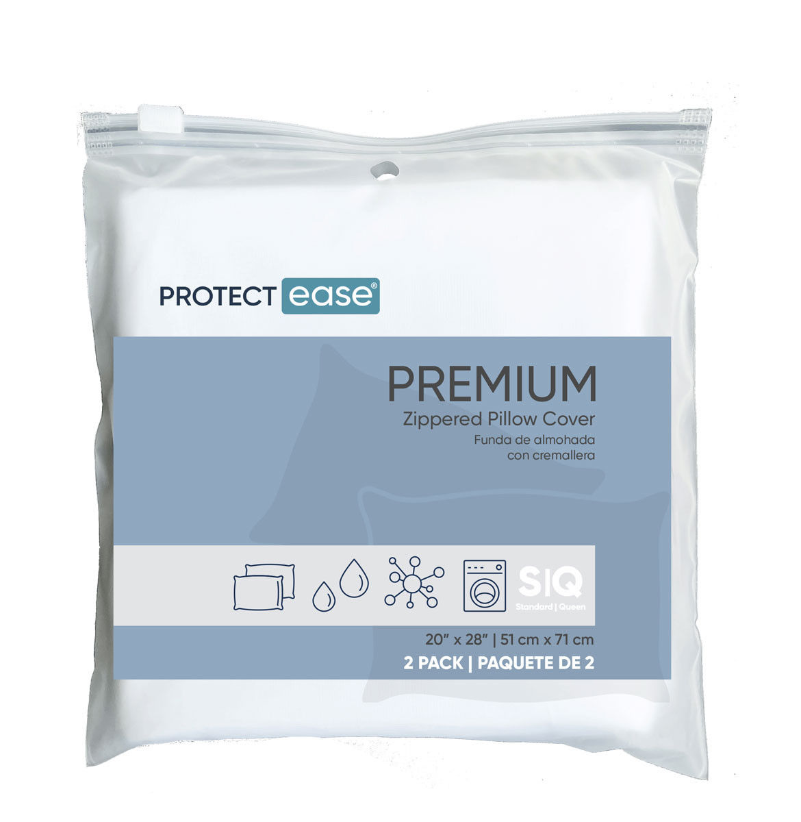 Does the PREMIUM LINE Pillow Cover require special encasements for washing?