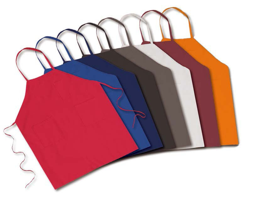 What are the dimensions of the Clean & Professional Bib Aprons?