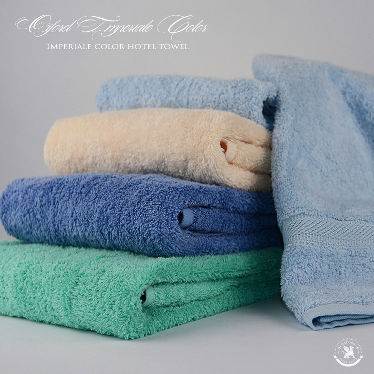 How do Oxford towels, specifically the Imperiale Kashmir Green, match up against other brands?