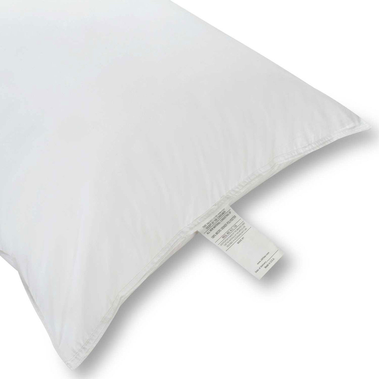 What are the available sizes for the Synthetic Ultra Down Pillow?