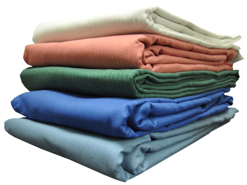 How is the dyeing process of Ribcord Bedspreads Concord carried out?