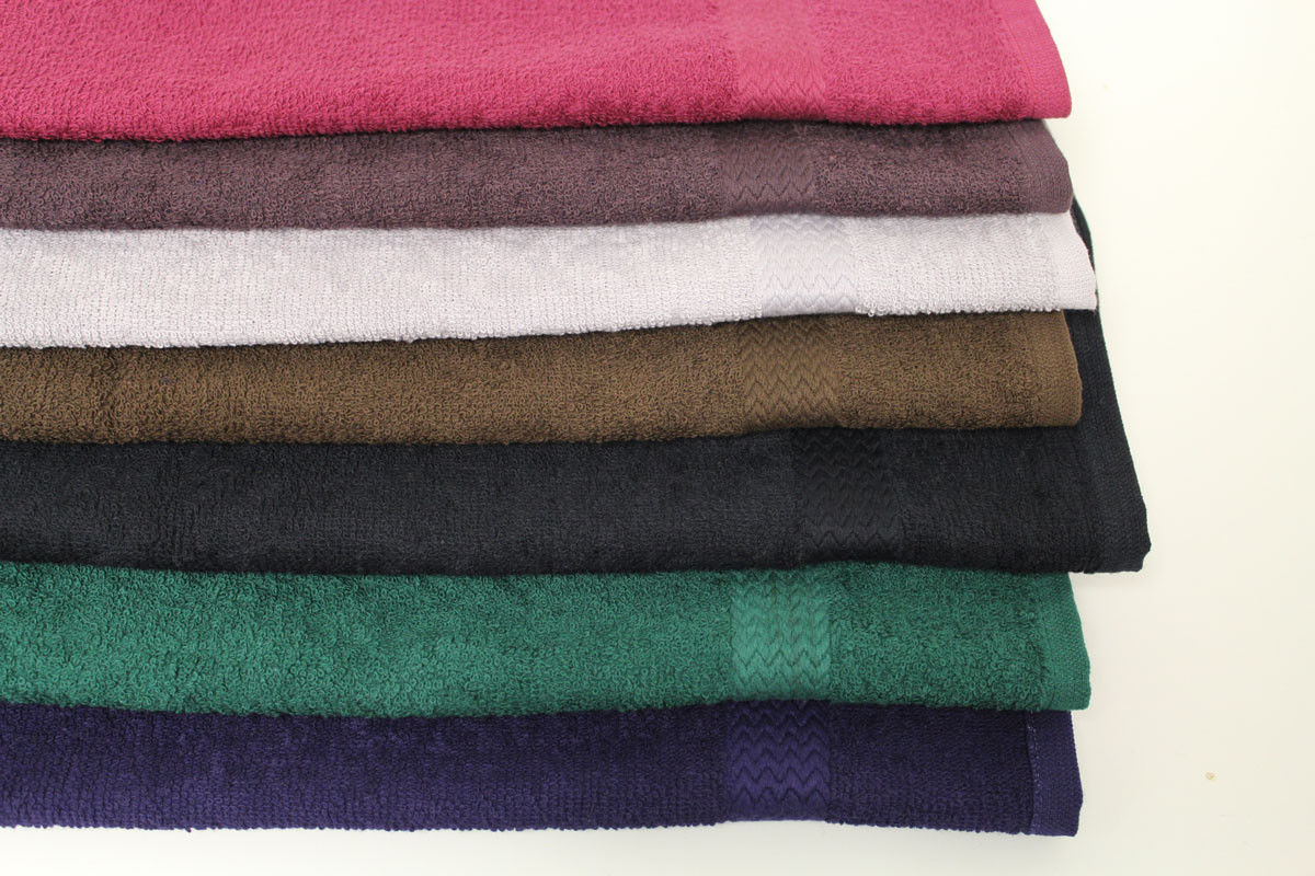 How do these hand towels ensure long-lasting vibrancy and resilience?