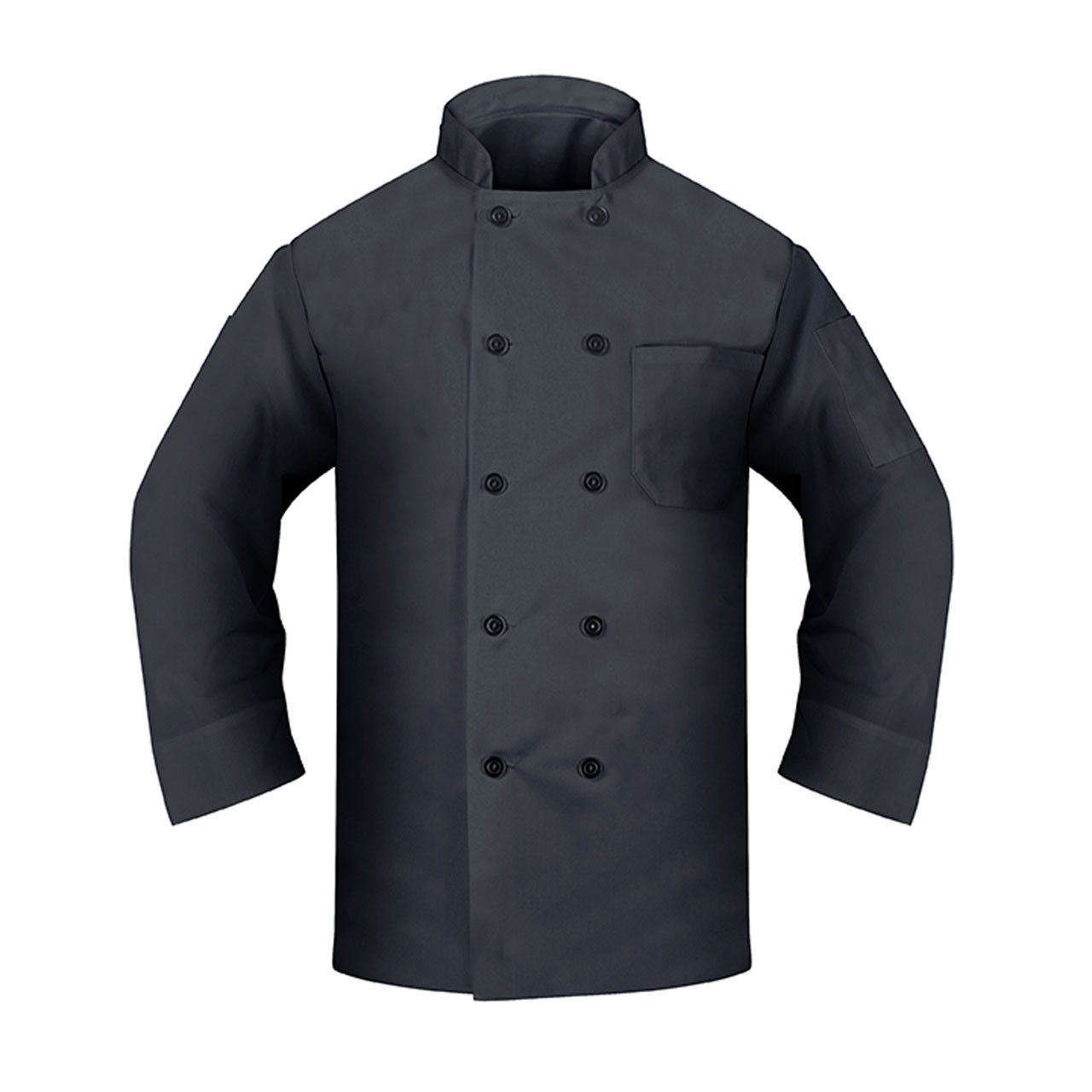 Black Chef Coat, Black Buttons, Twill Questions & Answers