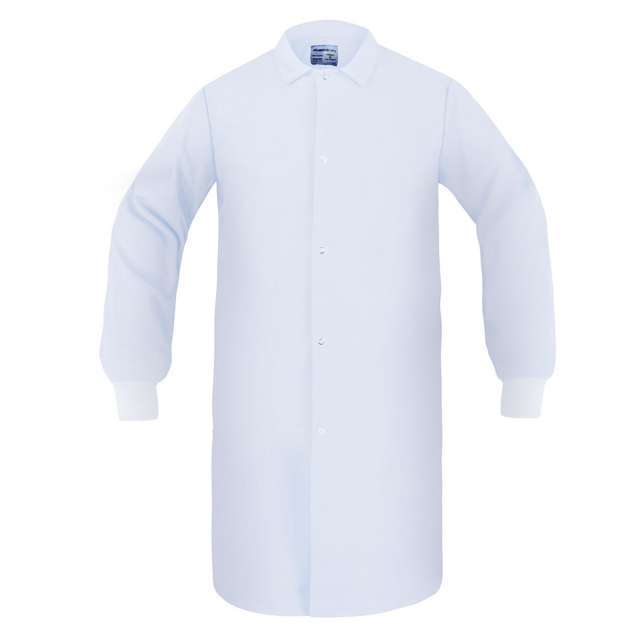 HACCP Frock, No Pocket, Knit Cuff, White Questions & Answers
