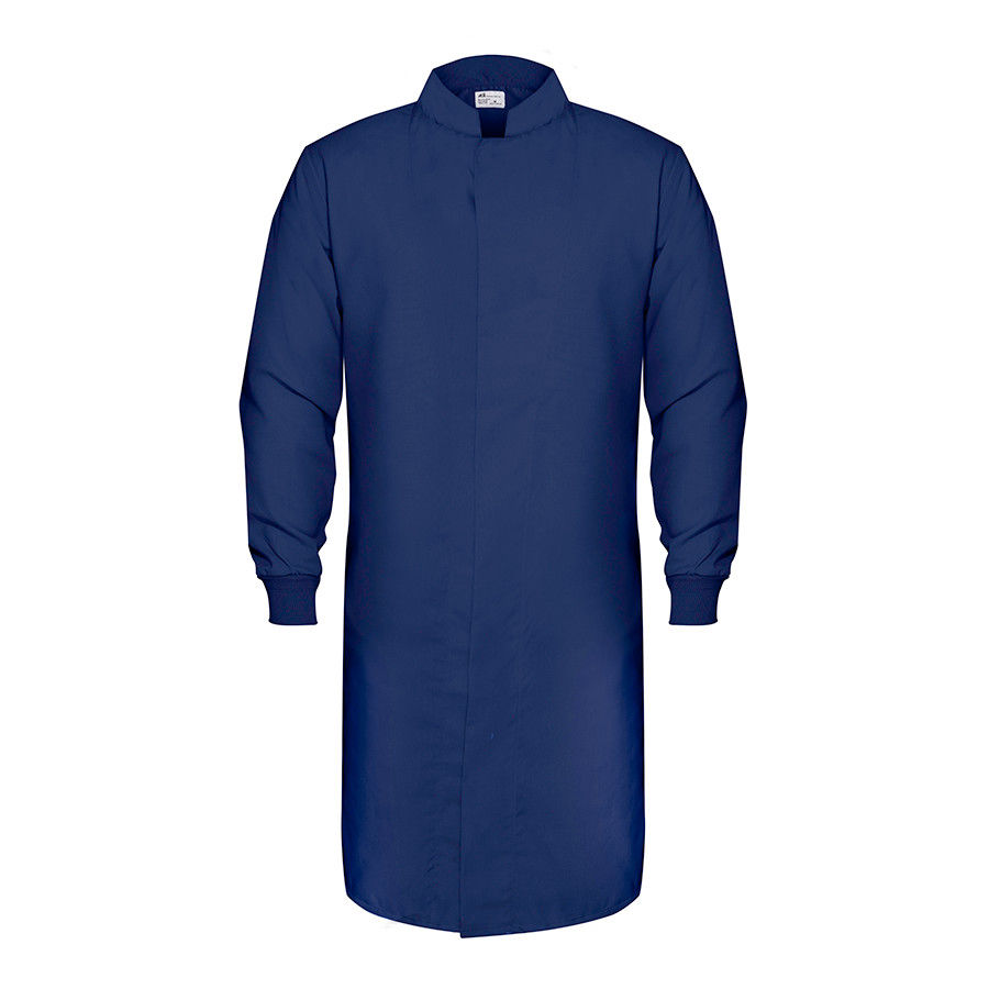 HACCP Knit Cuff Lab Coat, Navy Questions & Answers