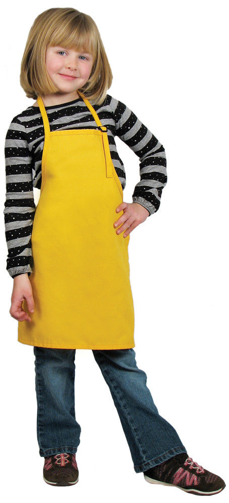 What are the sizes for the Child Bib Apron?