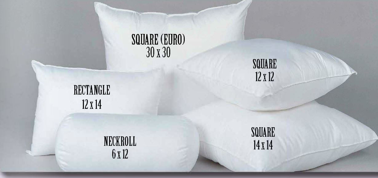 What are Square Pillow Forms made of?