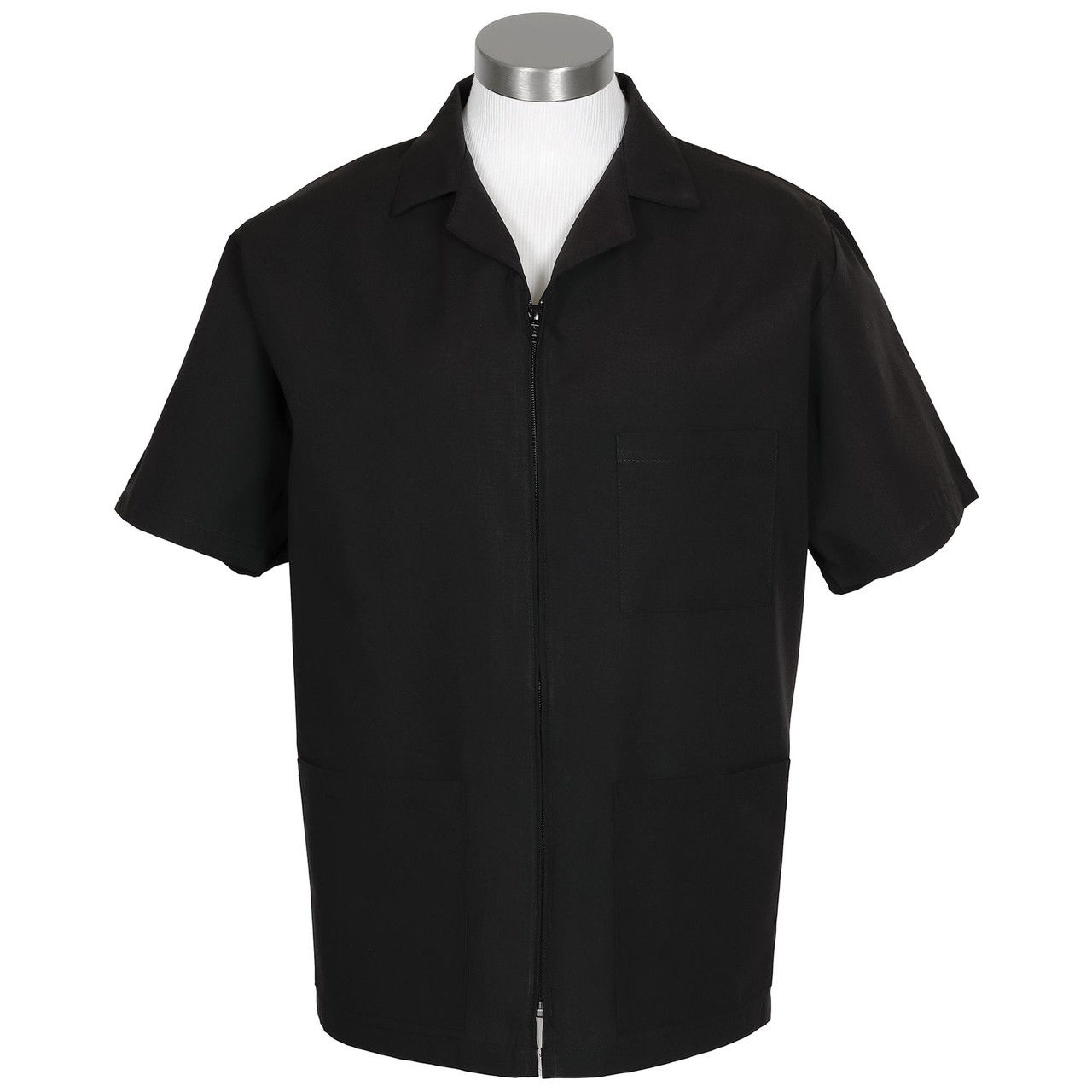 Is the black smock with a zipper front adaptable?