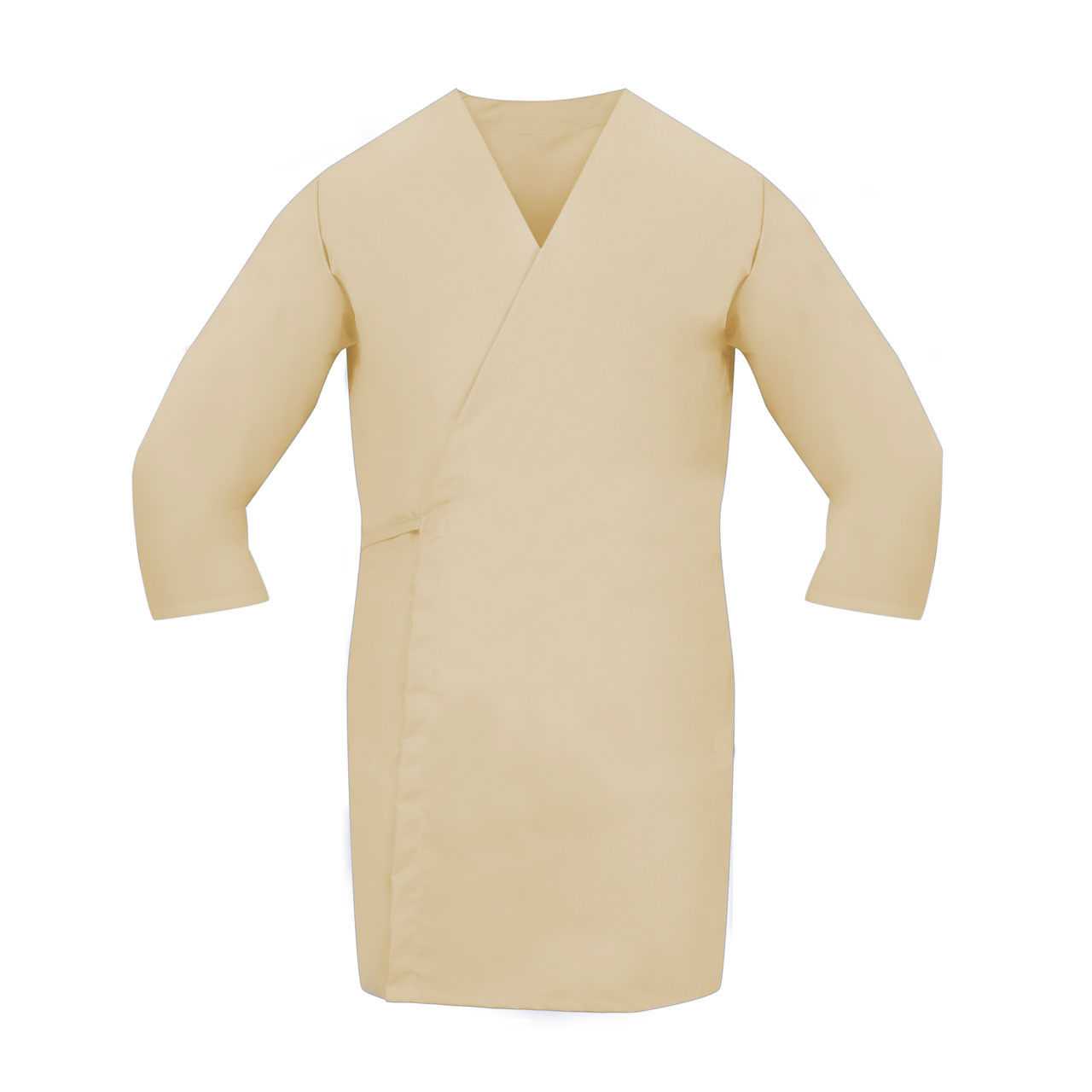 Smock Wrap, 3/4 Sleeve, No Pocket, Tan Questions & Answers