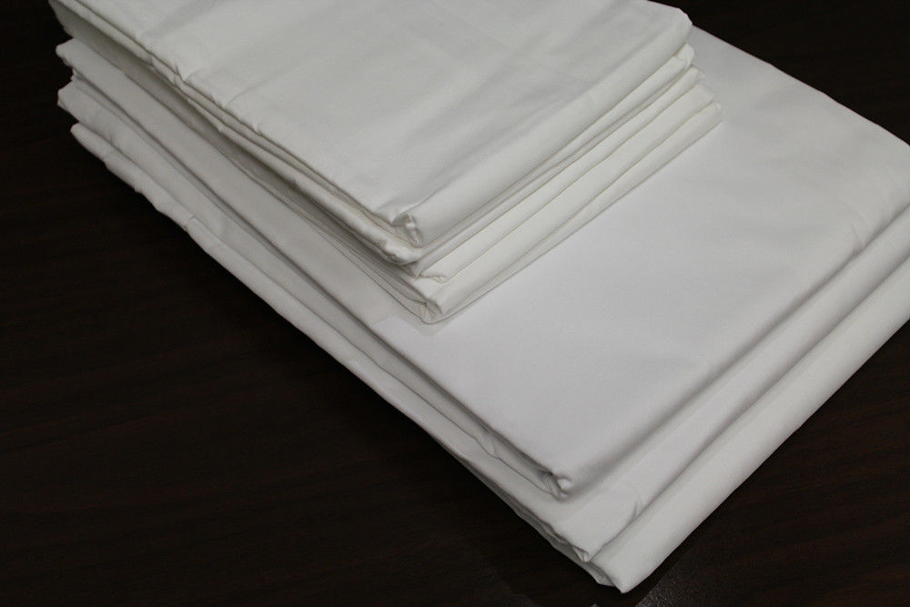 Can you specify the materials used in the T-128 bargain sheets and pillowcases?
