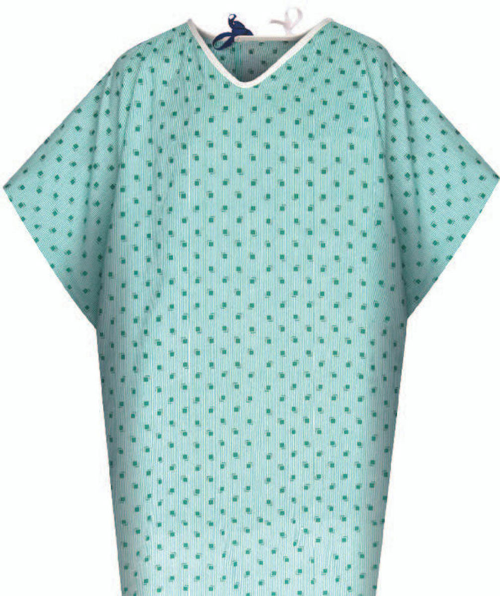 Are there various print designs for bariatric hospital gowns?