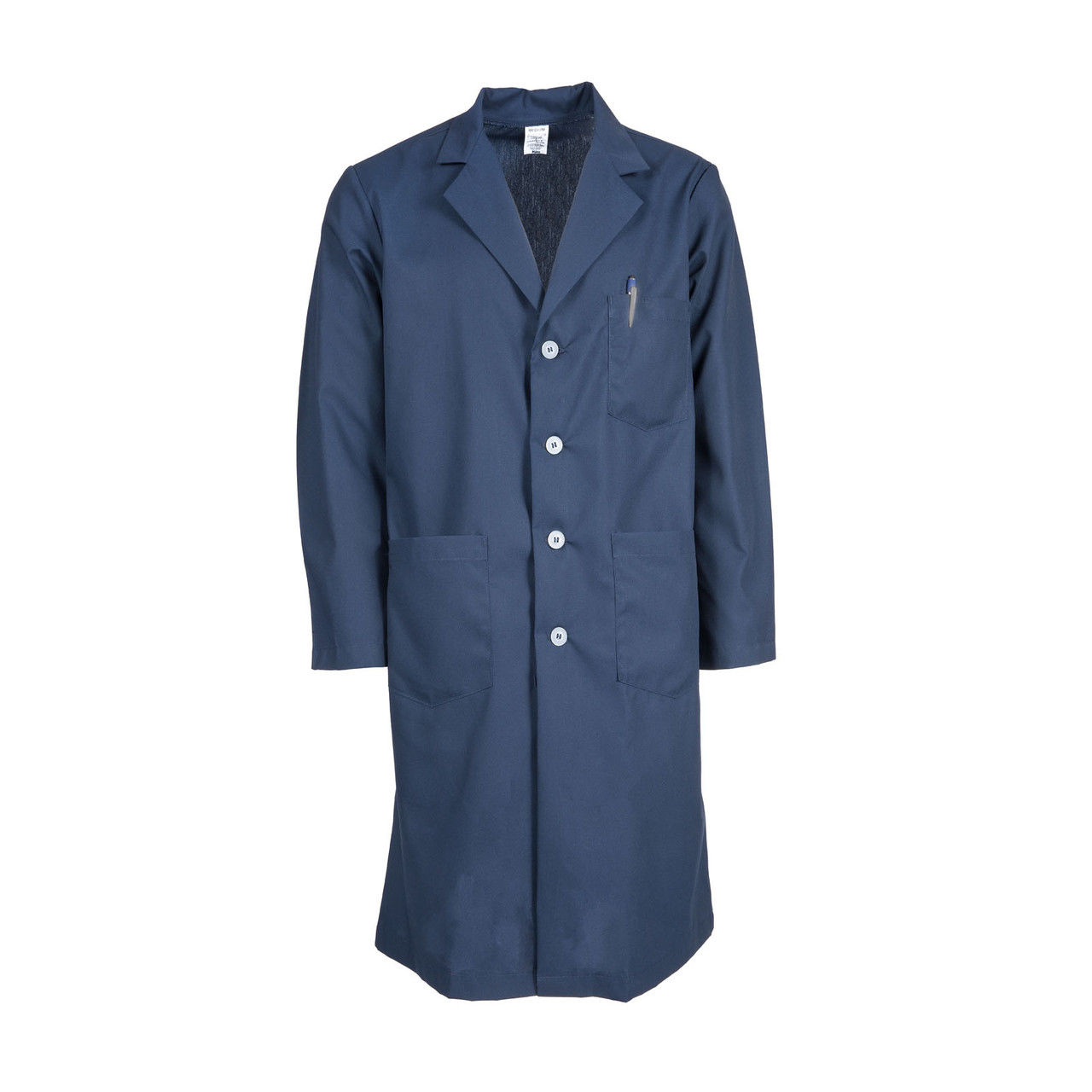 L17M Navy Blue Men's Lab Coat Questions & Answers