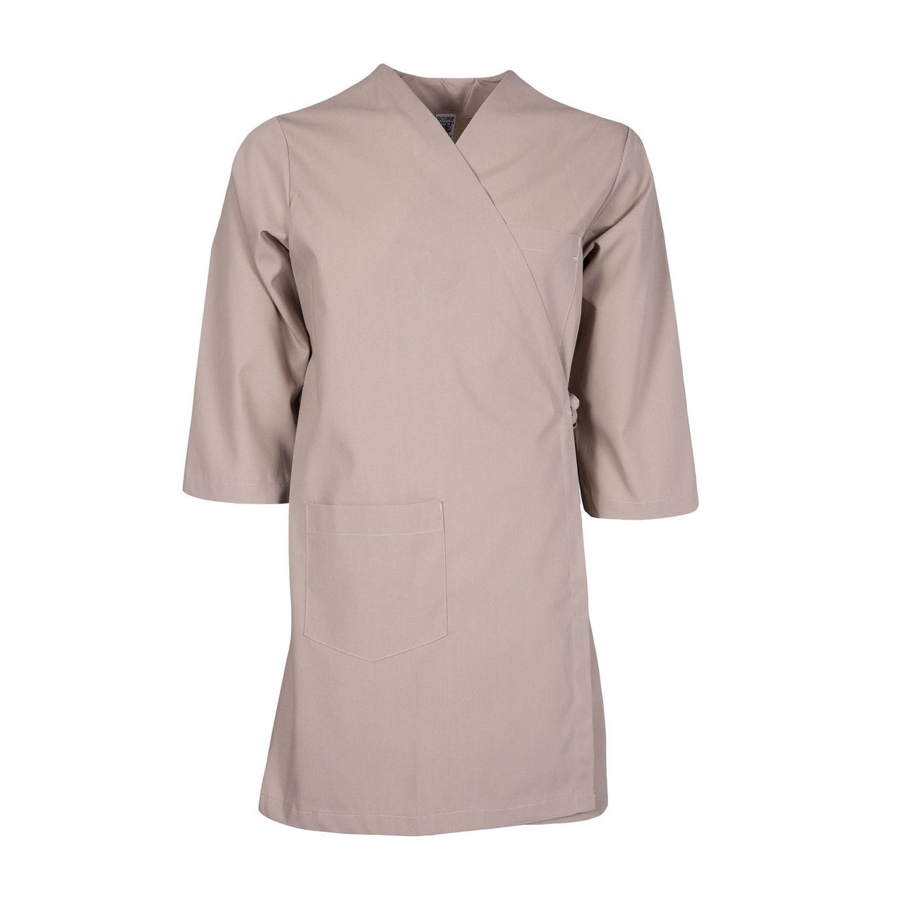 Smock Wrap Gown, 3 Pocket, Tan Questions & Answers