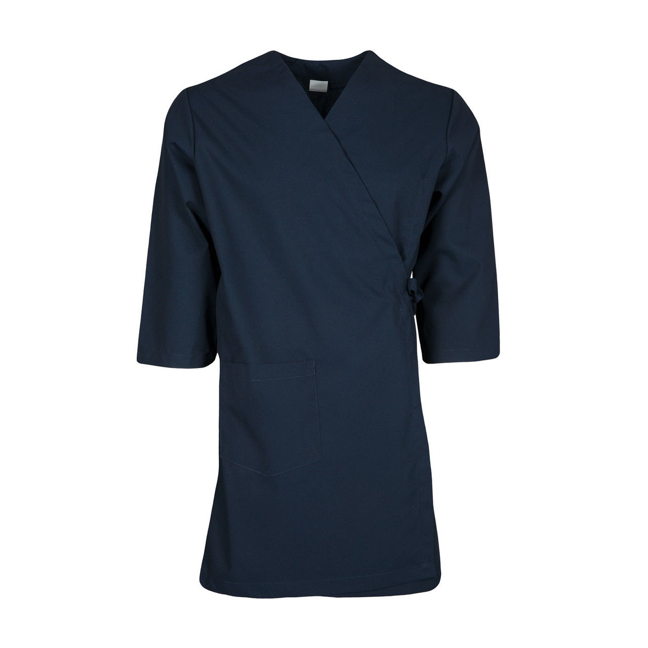 Smock Wrap Gown, 3 Pocket, Navy Blue Questions & Answers