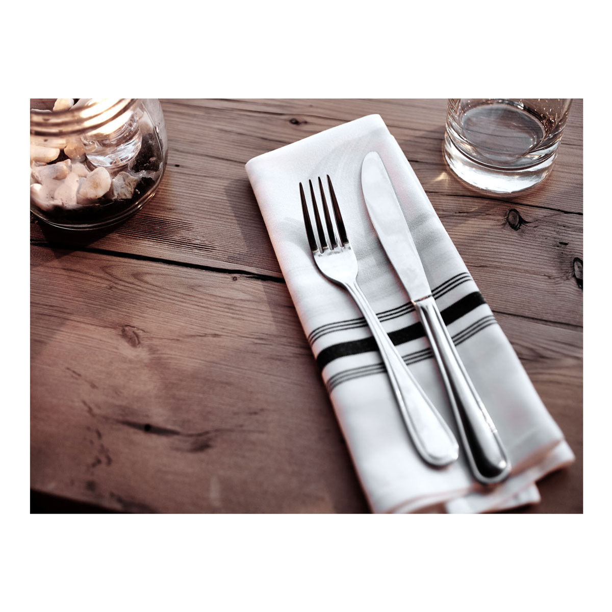 Infinity Stripe Bistro Napkins by Pinnacle Questions & Answers