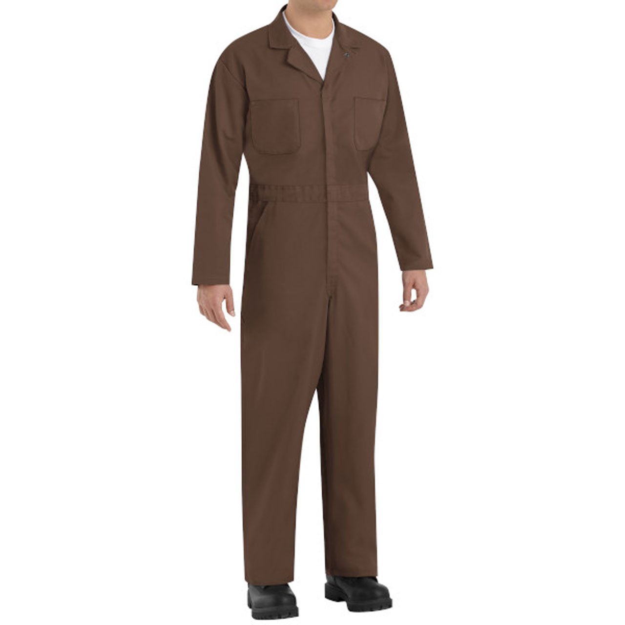 Red Kap CT10BN Twill Action Back Coveralls, Brown Questions & Answers