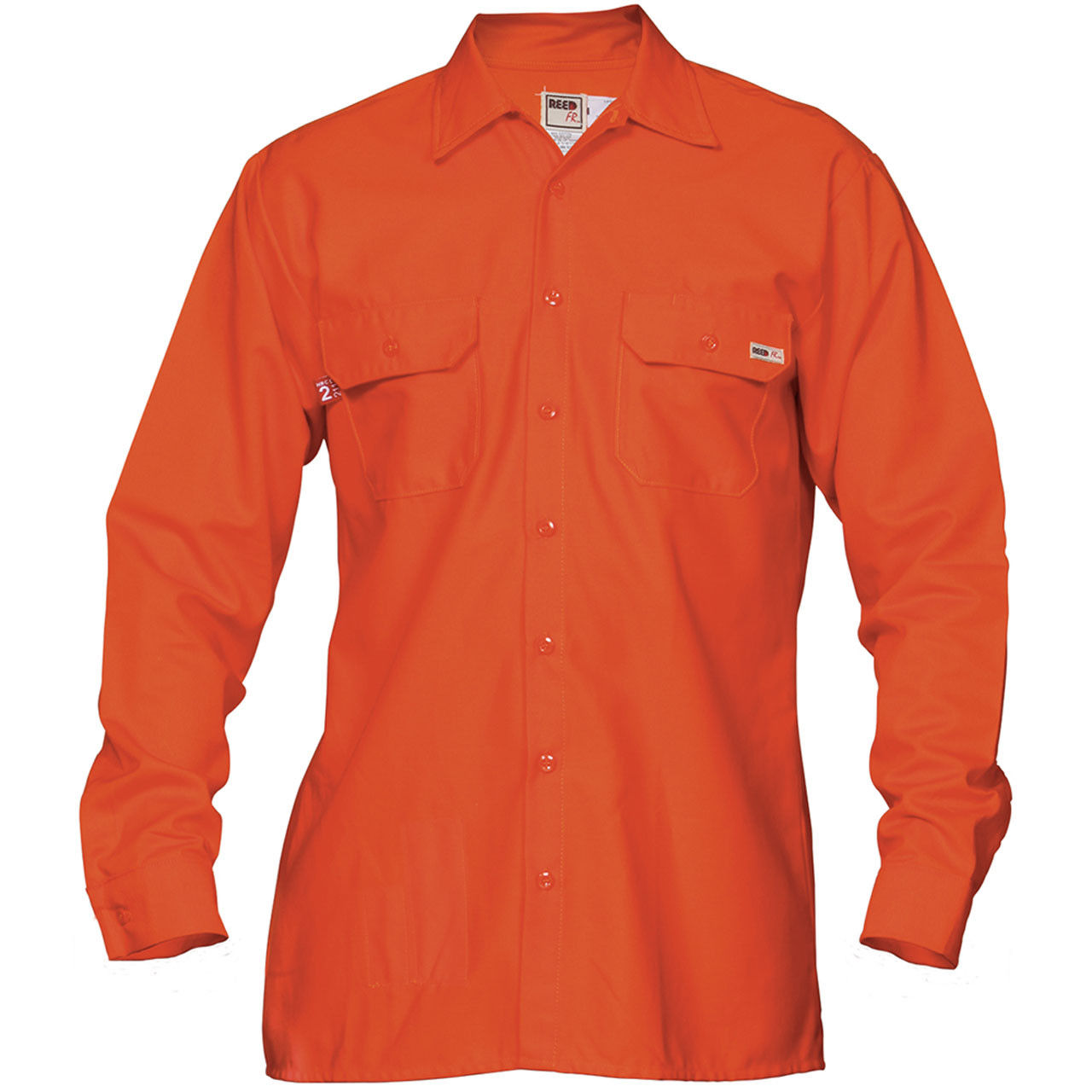 What is the flame resistance rating of these work shirts?