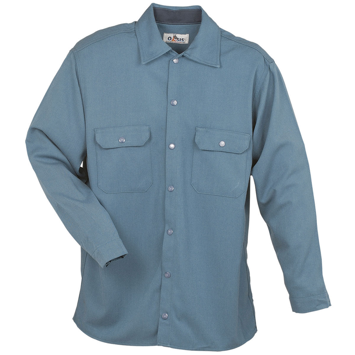 What is the flame resistance rating of these work shirts?