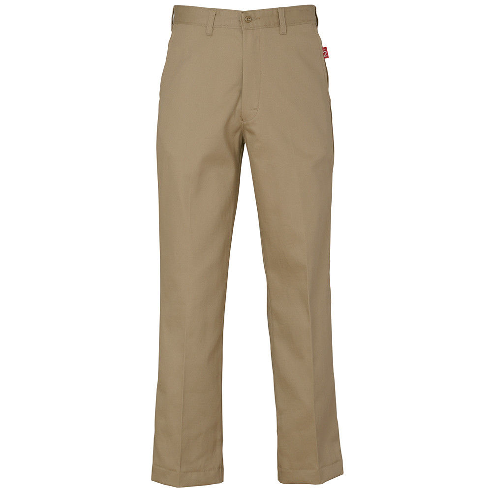 In what environments can the khaki FR pants, Flame Resistant Cotton Pants 988PFR9, be utilized?