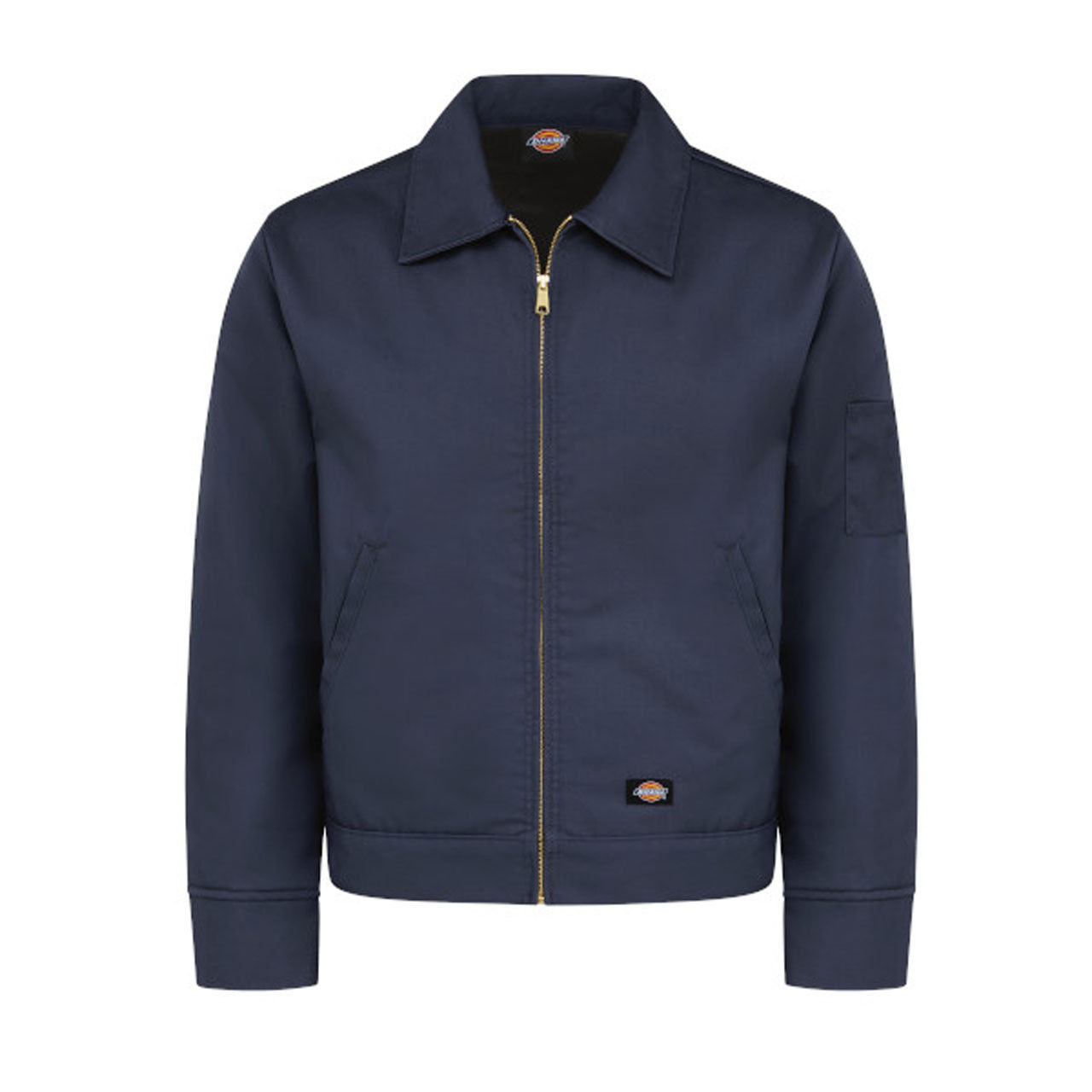 What is the material of the Dickies Eisenhower Jacket's exterior shell?