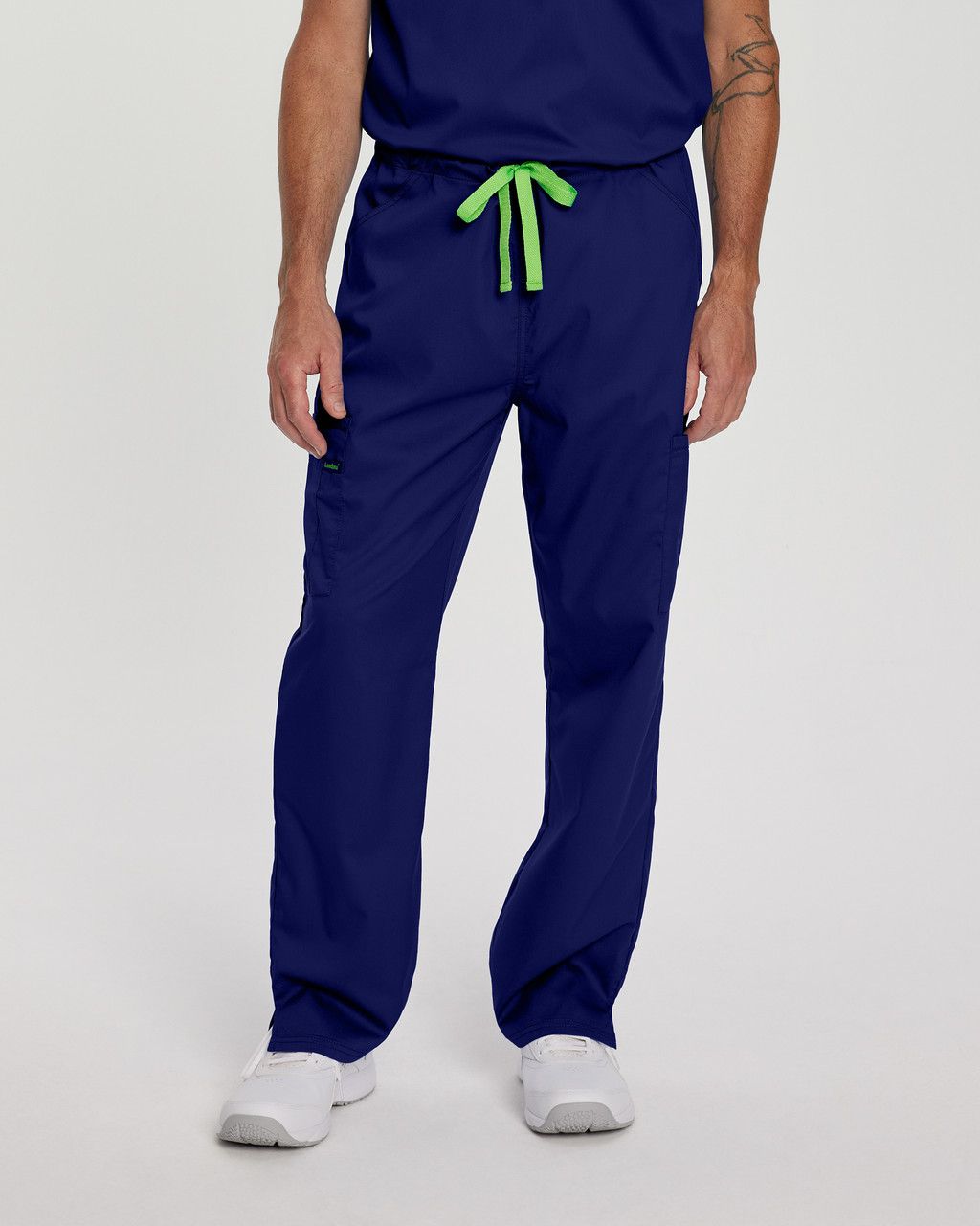 What are the care instructions for these scrub pants?