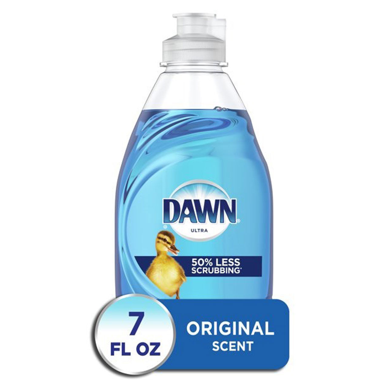 What is the size of the Dawn dish soap wholesale packaging in the Dawn Liquid Dishwashing Detergent - 18 Pack?