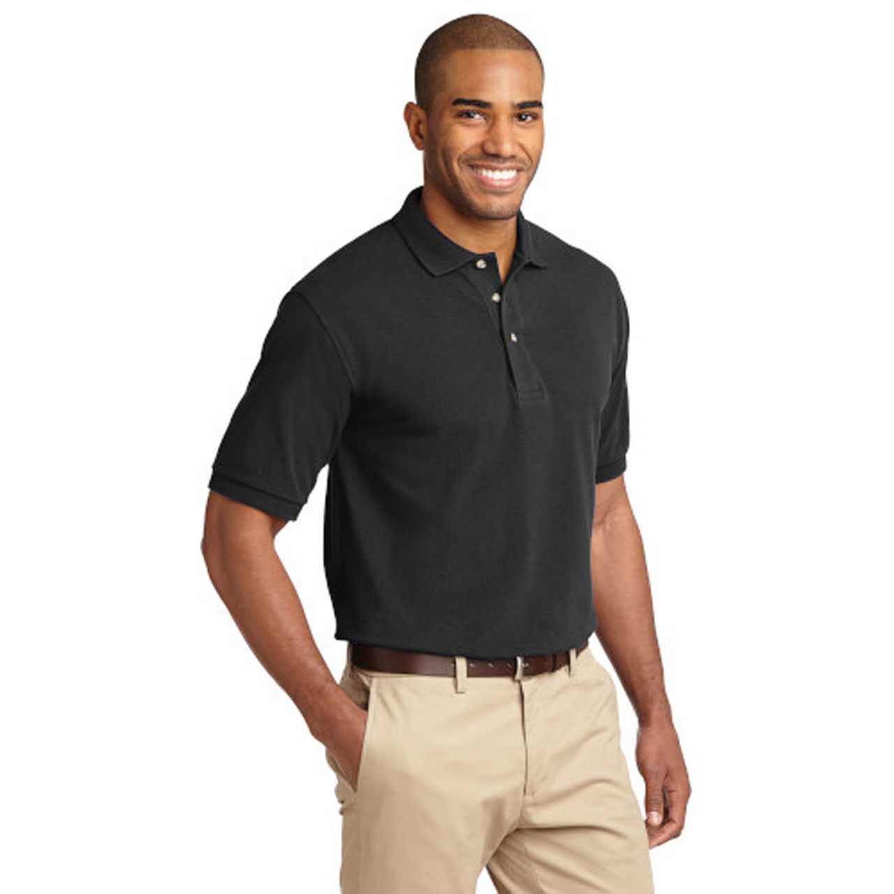 Does the boxercraft wholesale polo S have a special feature on the right sleeve?