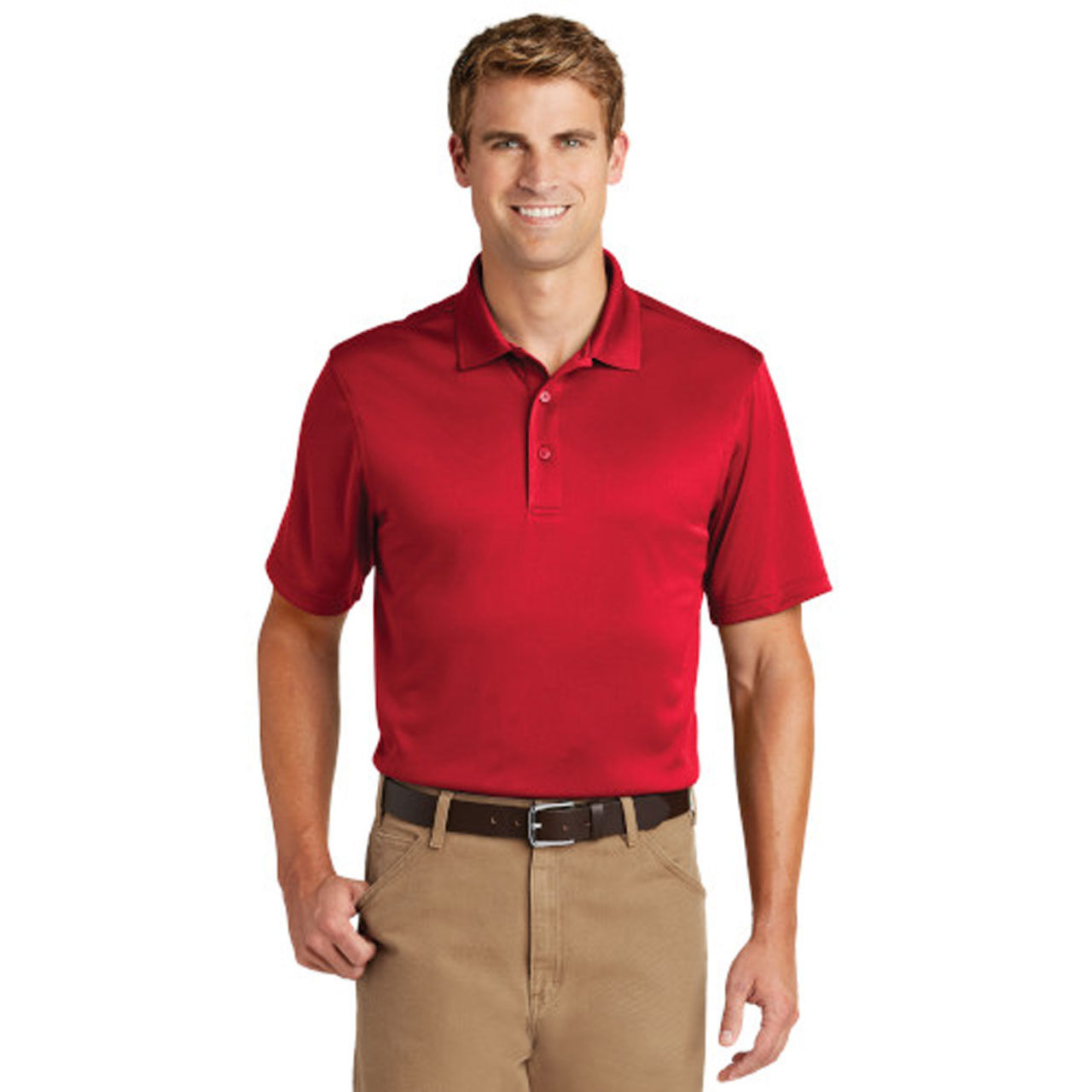 Wholesale Men's Snag-Proof Polo Shirt- Red CS412, Case of 36 Questions & Answers