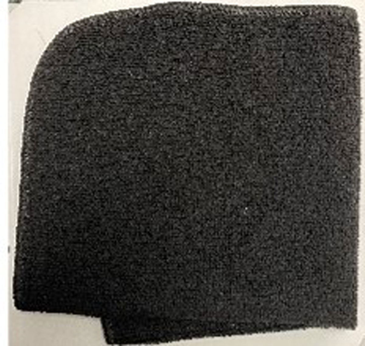 How big is the black microfiber towel?