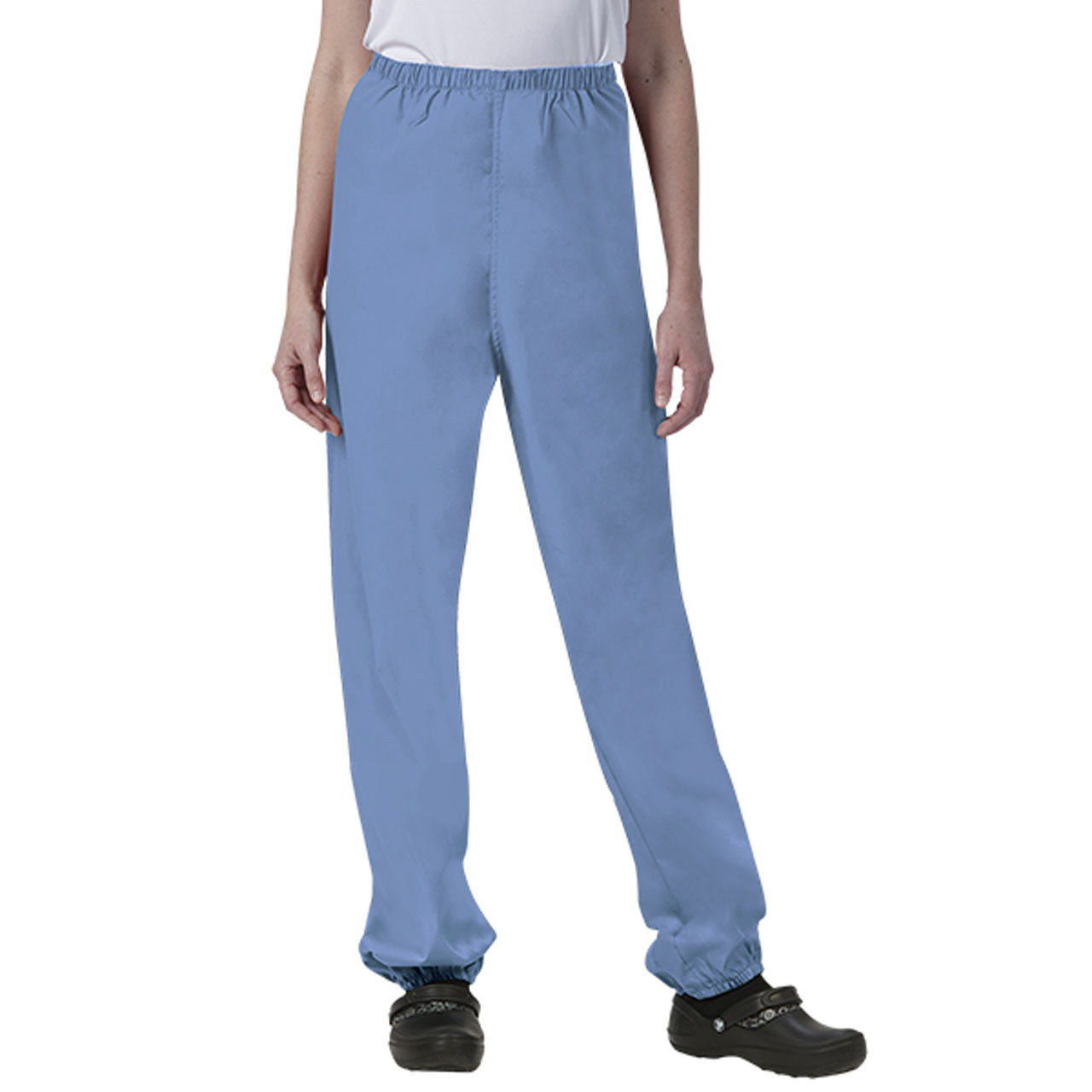 Wholesale Scrub Pants, Elastic, No Pocket, in Ceil Blue, Unisex - Pack of 72 Questions & Answers