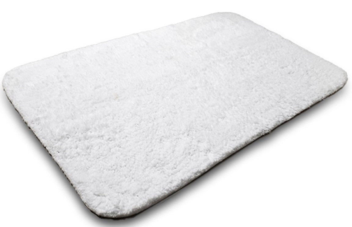 How is the bath mats latex backing?