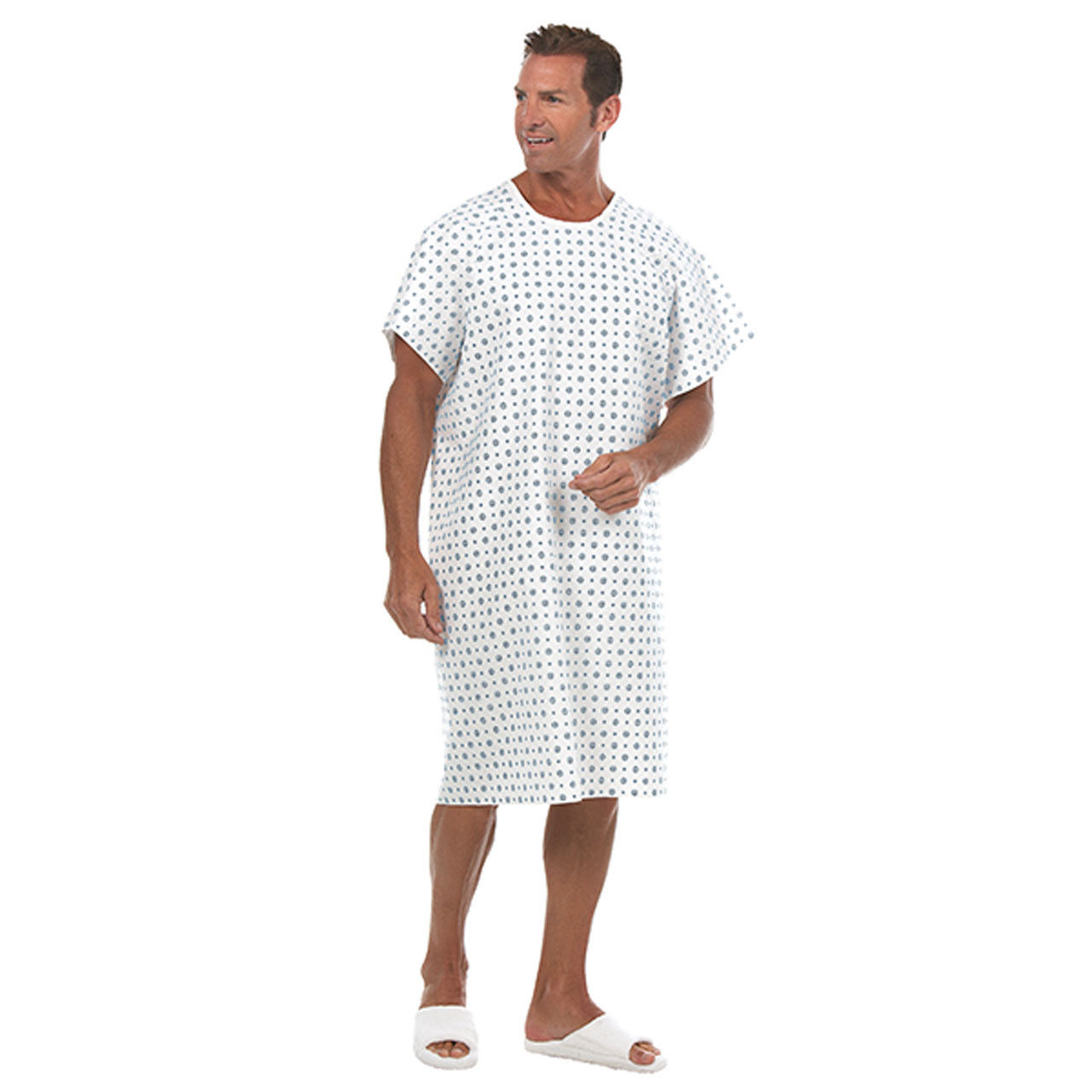 Are the backs of these comfortable patient gowns designed well?