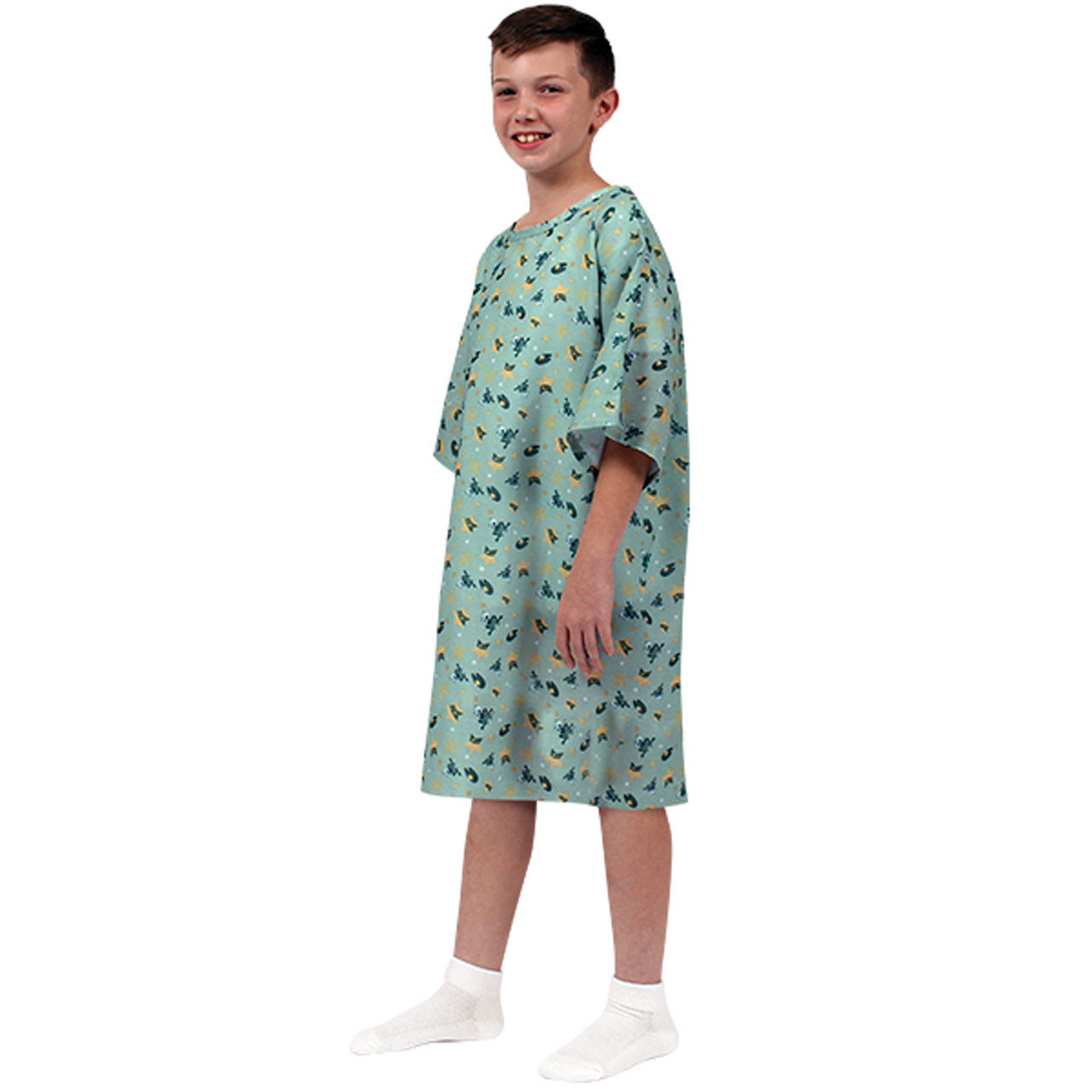 Pediatric Hospital Gowns, Green - In Bulk Case of 12 or 72 Questions & Answers