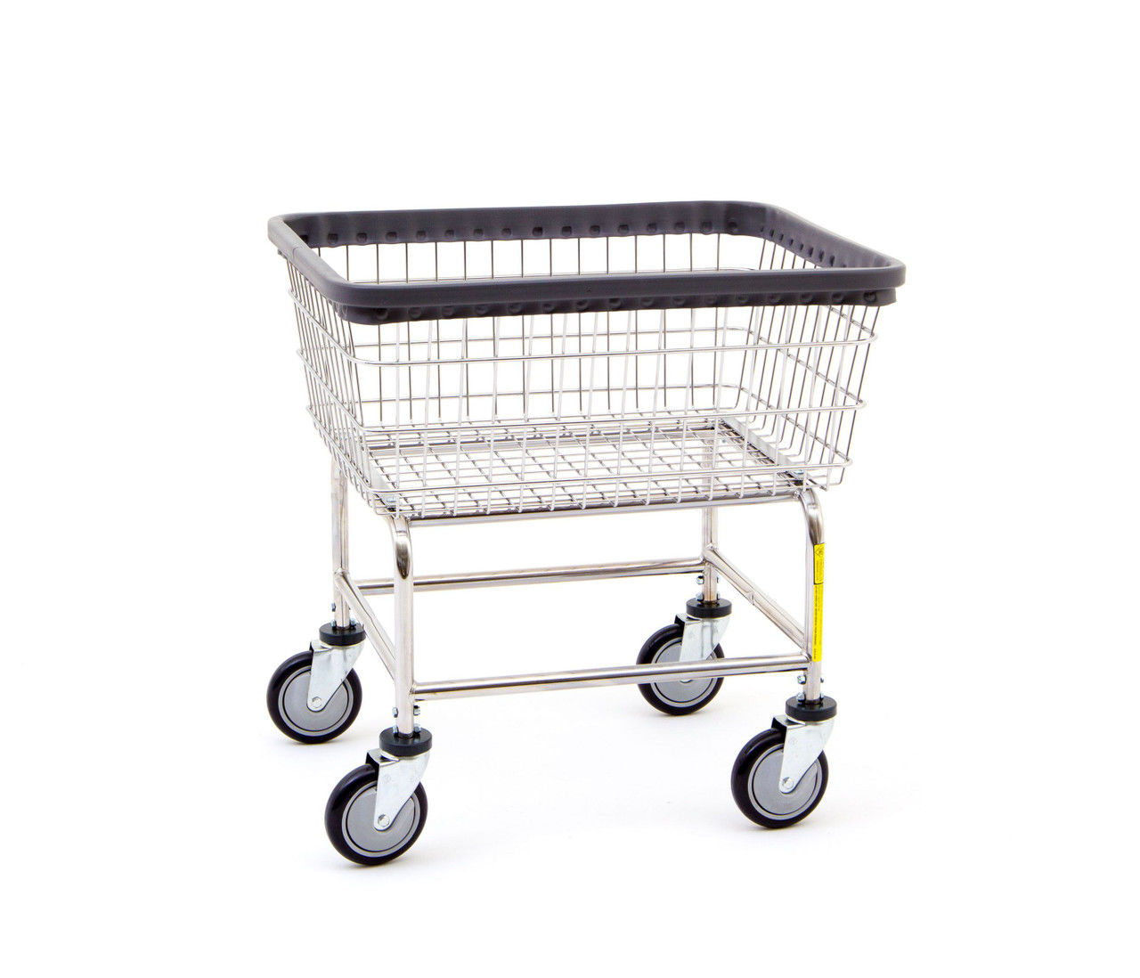 Is the assembly of the laundry cart on wheels difficult?