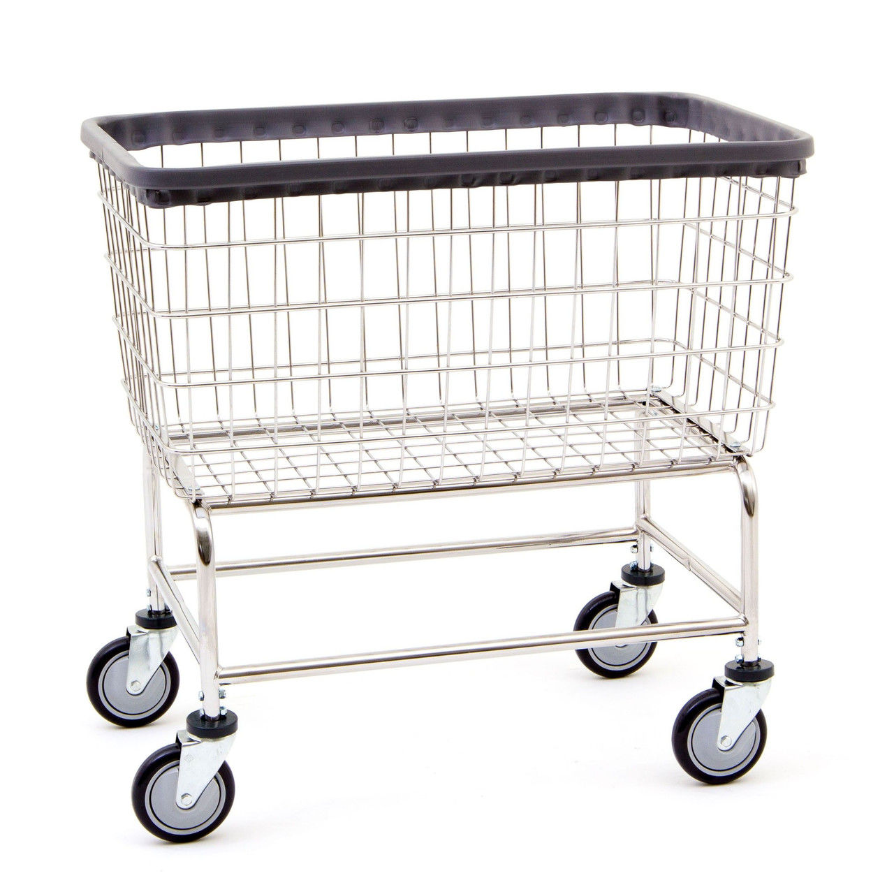 Do the R&B Wire Products Large Capacity Laundry Cart come with bumpers?