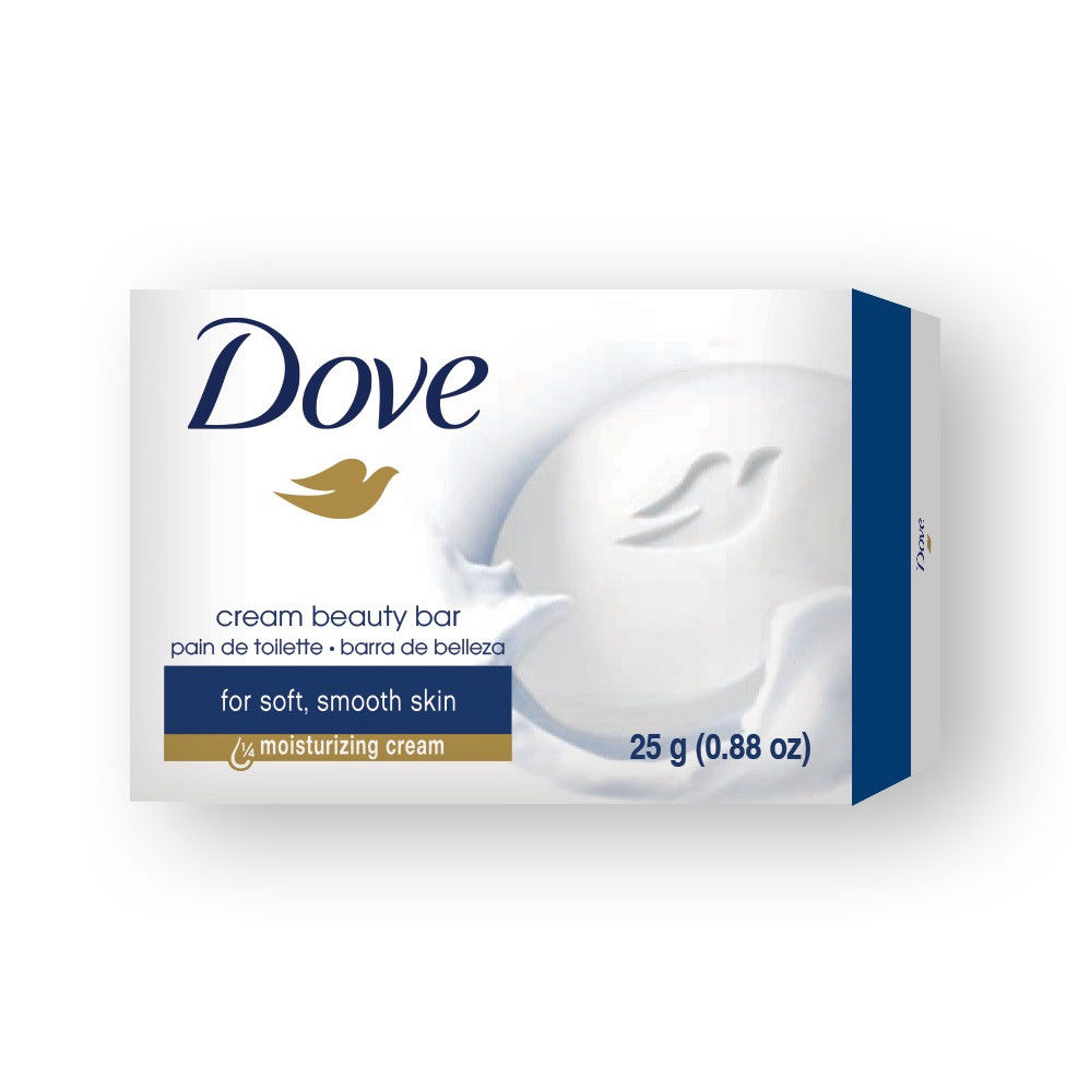 How are the dove soap transported to the sellers?