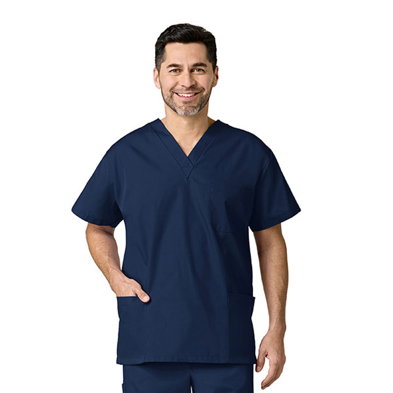 Navy Blue Scrub Top - Unisex Questions & Answers