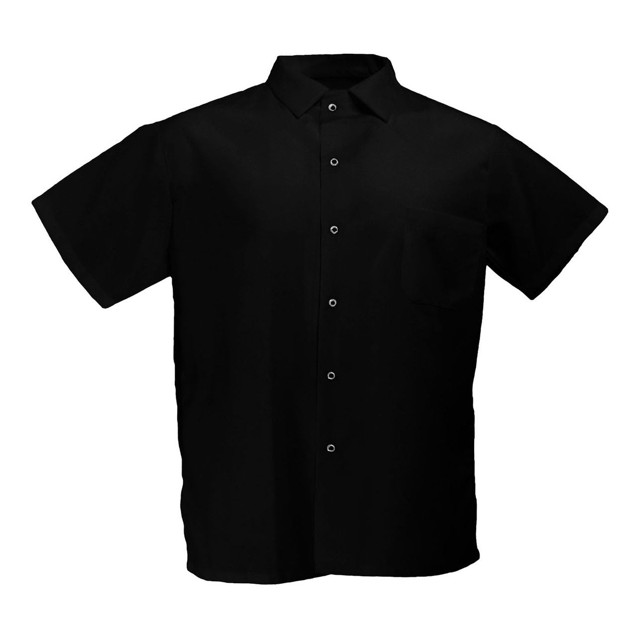 What type of closures does the cook shirt have?