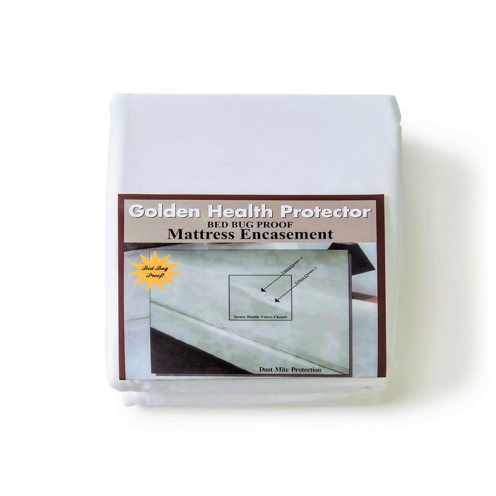 What is the depth of the mattress encasement pocket?