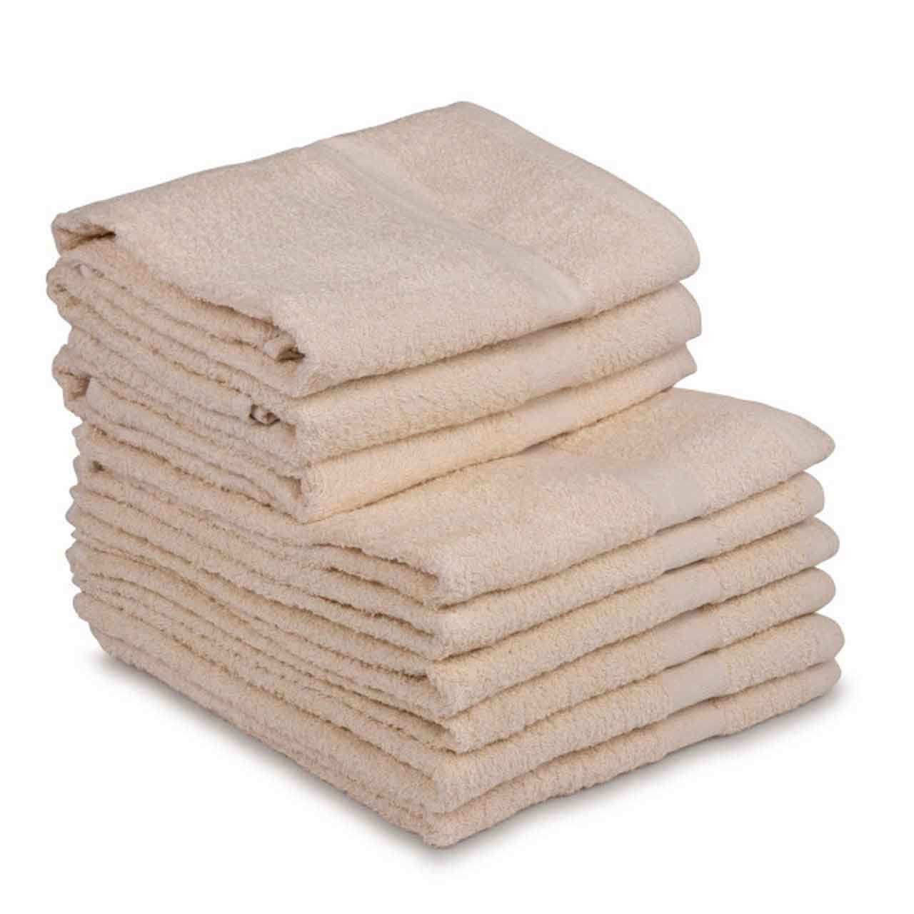 What indicators determine the quality of the Ecru Towel Collection, 16s ecru towels?