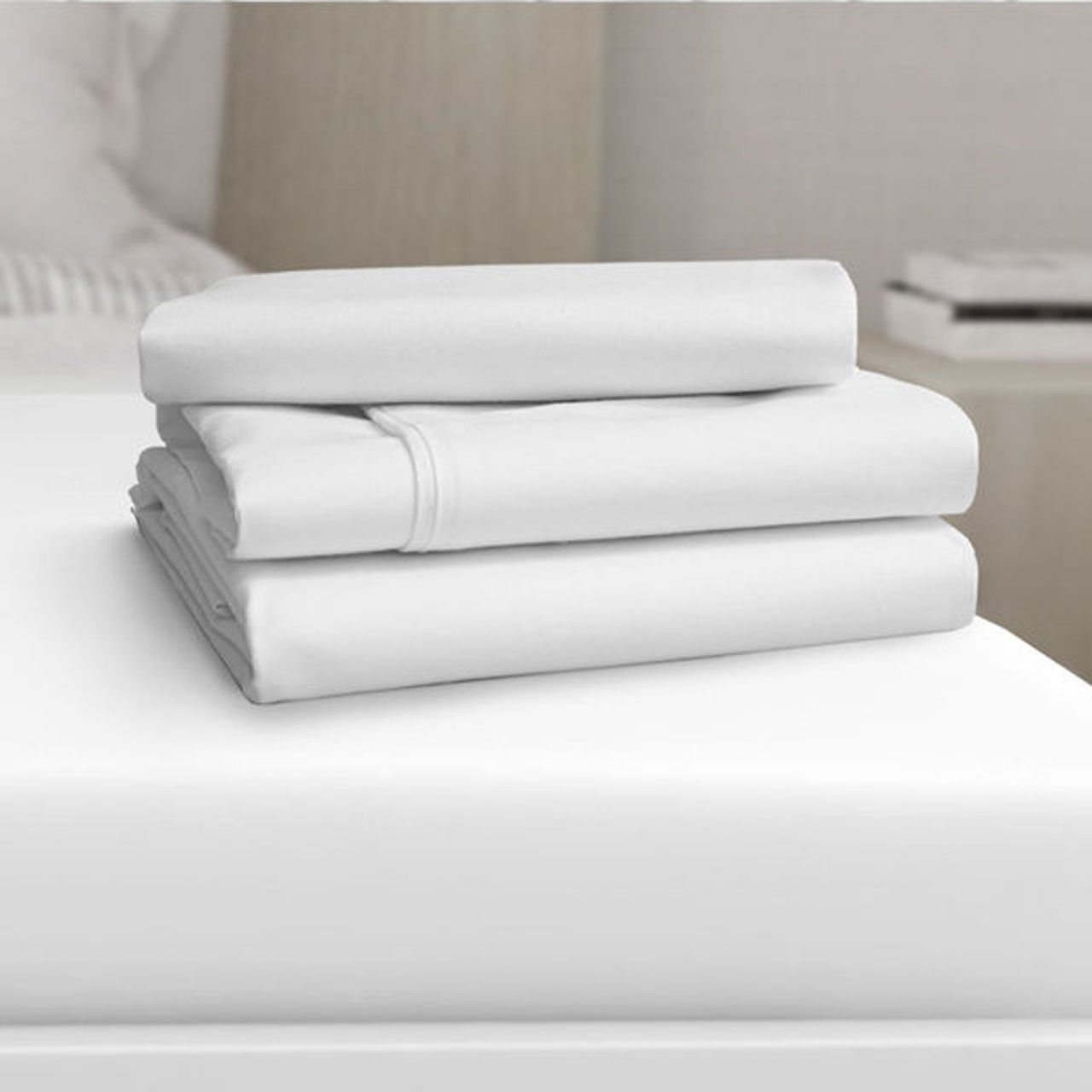 What are the hem details of the flat sheets?