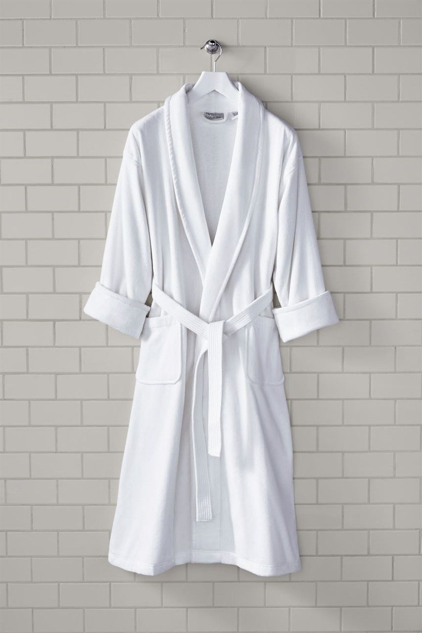 What are luxury hotel robes made of?